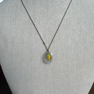 Margaret Solow Chalcedony and Opal Pendant Necklace